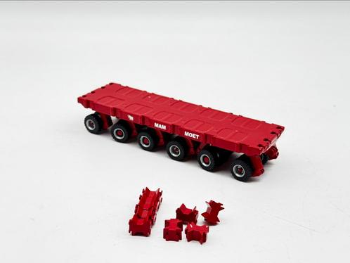 NZG 6 assige SPMT module MAMMOET VERBOUW, Hobby en Vrije tijd, Modelauto's | 1:50, Zo goed als nieuw, Hijskraan, Tractor of Landbouw