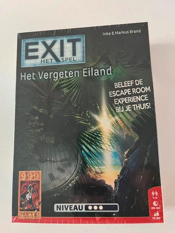 Exit het spel “het vergeten eiland”  (escape room spel) beschikbaar voor biedingen