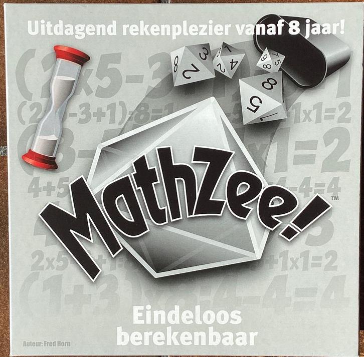 MathZee! Uitdagend rekenplezier!, Hobby en Vrije tijd, Gezelschapsspellen | Bordspellen, Zo goed als nieuw, Ophalen of Verzenden