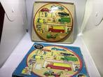 Vintage houten legpuzzel “de Garage”, Ophalen of Verzenden, Gebruikt