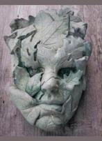 Tuinbeeld 'Green Man' van beton, Ophalen of Verzenden, Gebruikt, Beton, Abstract beeld