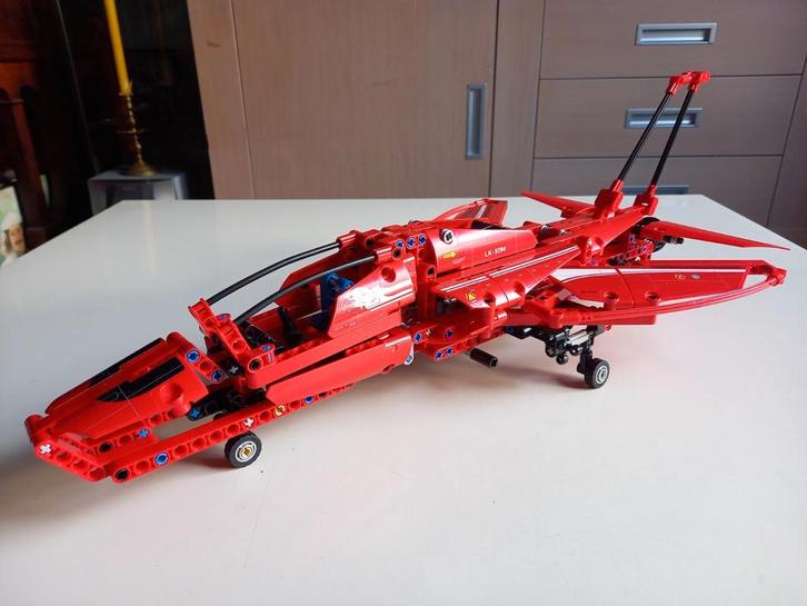 Lego Technic 9394 Jet Plane, Kinderen en Baby's, Speelgoed | Duplo en Lego, Zo goed als nieuw, Lego, Complete set, Ophalen of Verzenden
