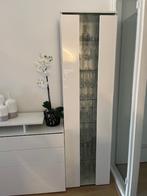 Hoogglans vitrinekast  met 6 legplanken, Huis en Inrichting, Kasten | Vitrinekasten, Ophalen, Met plank(en), 50 tot 100 cm, Zo goed als nieuw