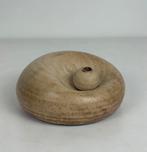 Vintage seventies handgemaakt keramisch olielampje beige, Antiek en Kunst, Antiek | Keramiek en Aardewerk, Ophalen of Verzenden