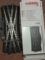 MARKLIN 24624 KRUISWISSEL ELECTRISCH, Ophalen of Verzenden, Nieuw, Wisselstroom, Märklin
