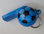 Voetbal Sleutelhanger met Fluitje - Blauw, Ophalen of Verzenden, Zo goed als nieuw