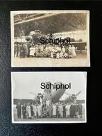 2 x oude luchtvaartfoto’s Schiphol, Foto, Ophalen of Verzenden, Zo goed als nieuw, Voor 1940