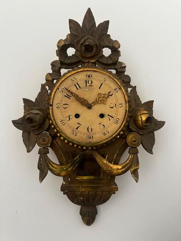 Antieke Zweedse Wandklok - Restauratieproject beschikbaar voor biedingen