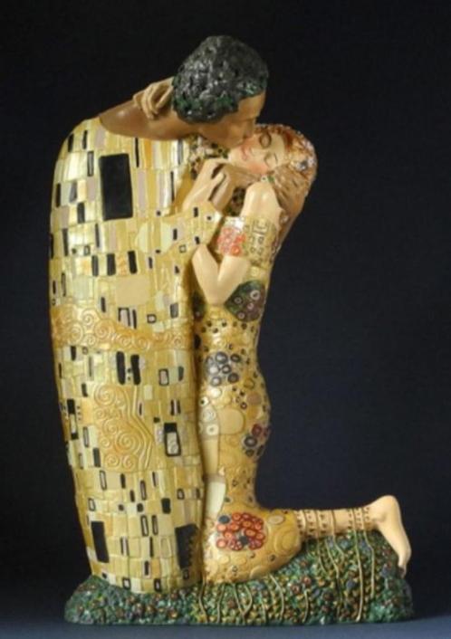 Gustav Klimt sculptuur van De kus,, Antiek en Kunst, Kunst | Designobjecten, Ophalen of Verzenden