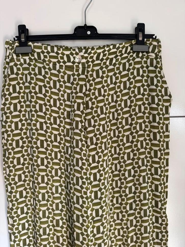 AMAYA AMSTERDAM nieuwe groentinten broek 42 CHCS, Kleding | Dames, Broeken en Pantalons, Nieuw, Maat 42/44 (L), Groen, Lang, Ophalen of Verzenden