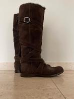 Hogan: z.g.a.n. bruine suède laarzen maat 38, Hoge laarzen, Bruin, Verzenden, Hogan