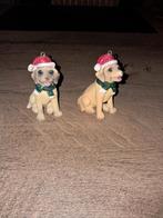 2 honden met kerstmuts, Ophalen of Verzenden