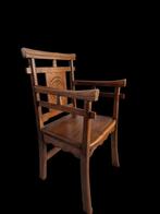 Bijzondere japanse vintage japandi wabi sabi design stoelen, Ophalen, Gebruikt, Hout, Twee
