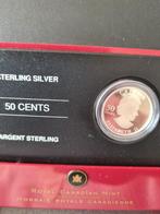 Canada 2006 Gouden Madeliefje 50 ctSterling zilver., Postzegels en Munten, Edelmetalen en Baren, Ophalen of Verzenden, Zilver