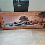Groot schilderij panter, Huis en Inrichting, Ophalen, Zo goed als nieuw, Schilderij, 75 cm of meer
