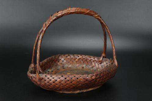 Japanse Ikebana mand antiek Meiji periode lakwerk gemerkt, Antiek en Kunst, Kunst | Niet-Westerse kunst, Ophalen of Verzenden