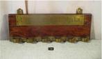 Mooi Antieke Pijpenrek in hout en koper - 29x10, Verzamelen, Ophalen of Verzenden, Gebruikt, Overige typen