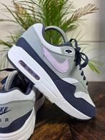 Nike Air Max 1 Thunder Blue Obsidian Lilac Bloom maat 38,5, Blauw, Nike, Ophalen of Verzenden, Nike