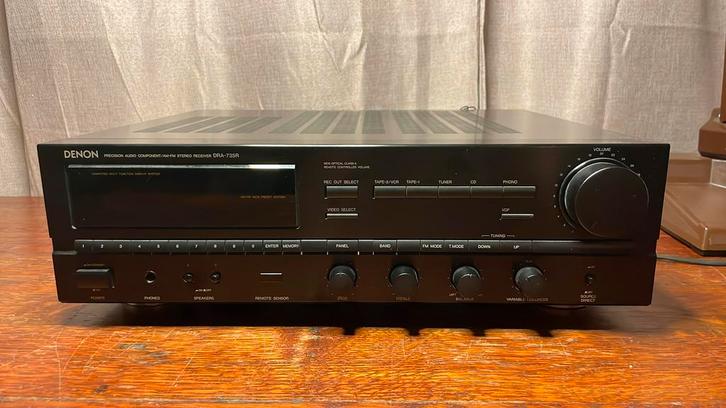 Denon DRA 735R receiver/versterker 2x80 watt, Audio, Tv en Foto, Versterkers en Receivers, Gebruikt, Stereo, 60 tot 120 watt, Denon