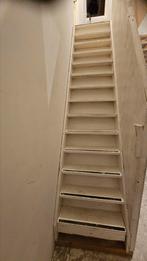 Dichte rechte steek trap, Ophalen, Gebruikt, Trap, 2 tot 4 meter