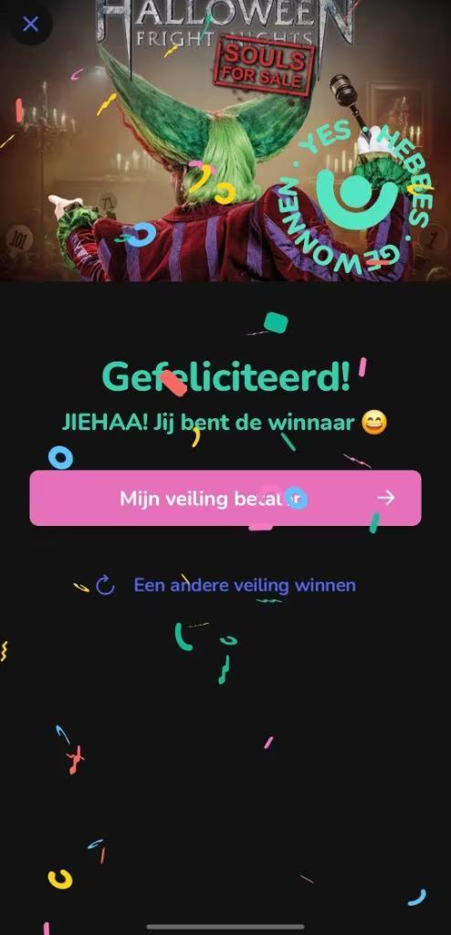 Ticket Halloween Fright Nights Walibi Holland (2p.), Tickets en Kaartjes, Overige Tickets en Kaartjes, Twee personen