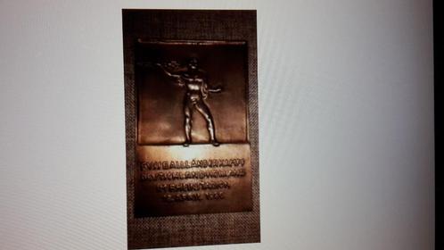 HERDENKINGSMAQUETTE NEDERLANDS ELFTAL 1926., Verzamelen, Sportartikelen en Voetbal, Zo goed als nieuw, Poster, Plaatje of Sticker