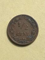 1/2 cent 1900, Nederland., Postzegels en Munten, Munten | Nederland, Verzenden, Koningin Wilhelmina, Overige waardes, Losse munt