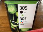 HP printer inkt 2pack 3 kleuren/ zwart., Ophalen of Verzenden, Nieuw, Cartridge