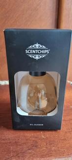 Nieuw in doos! Scentoil Lamp Bol Amber Oliebrander., Ophalen, Overige materialen, Nieuw, Kandelaar