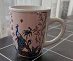 Beker met opdrukken Vogels, Huis en Inrichting, Keuken | Servies, Ophalen of Verzenden, Zo goed als nieuw, Overige stijlen, Kop(pen) en/of Schotel(s)