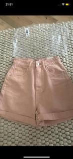 Nieuw roze /zalm korte broek short spijkerstof XS, Kort, Nieuw, Ophalen of Verzenden, Roze