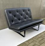 Artifort C684 tweezits bank leer Kho Liang Ie, Huis en Inrichting, Banken | Bankstellen, Ophalen, Gebruikt, 150 tot 200 cm, Tweepersoons