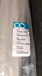 Gelakte plint ral 9010 15*90*2400, Doe-het-zelf en Verbouw, Ophalen, Nieuw, Mdf, 200 tot 250 cm