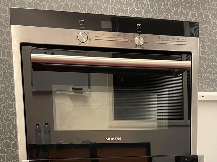 Siemens inbouw combimagnetron, Witgoed en Apparatuur, Ovens, Gebruikt, Inbouw, Oven met grill, 45 tot 60 cm, 60 cm of meer, Ophalen