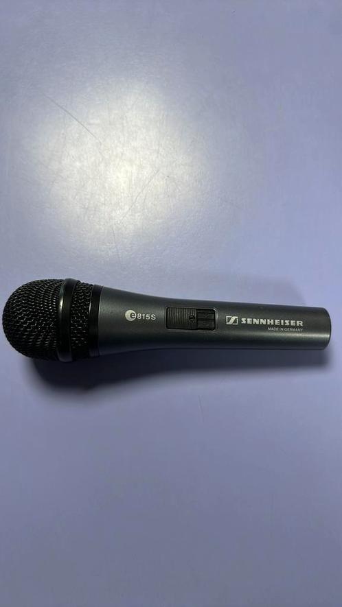 Sennheiser E815S dynamische microfoon, Muziek en Instrumenten, Microfoons, Gebruikt, Zangmicrofoon, Ophalen of Verzenden