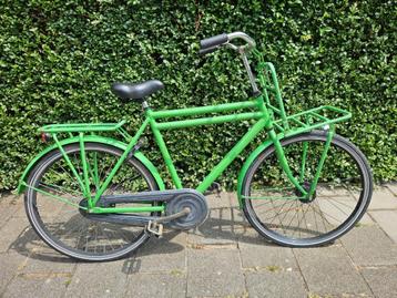 Gifgroene Heren Transportfiets met terugtraprem beschikbaar voor biedingen