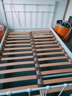 2 persoons bed, Wit, Zo goed als nieuw, Twijfelaar, 200 cm