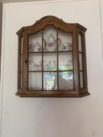 Vitrine hangkastje eiken, Huis en Inrichting, Kasten | Vitrinekasten, Ophalen of Verzenden