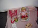 new born baby pop met maxicosi+verzorgingstas, Ophalen, Zo goed als nieuw, Babypop
