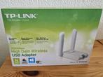 TP-Link 300Mbps High Gain Wireless USB Adapter, Ophalen of Verzenden, Nieuw, Router, TP-LINK