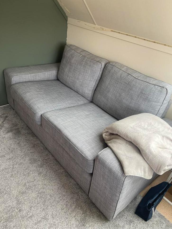 Ikea kivik bank, Huis en Inrichting, Slaapkamer | Slaapbanken, Zo goed als nieuw, Tweepersoons, Grijs, Ophalen of Verzenden