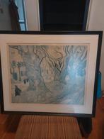 Kleur ets Cornelis Marinus van der Woerd, Antiek en Kunst, Kunst | Etsen en Gravures, Ophalen