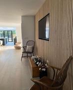 Houten wandbekleding - EIKEN lattenwand OP MAAT, Ophalen of Verzenden, Nieuw
