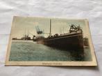 Amsterdam Rijnschenschepen Ansichtkaart met postzegel 1915, Ophalen of Verzenden, Voor 1920, Gelopen, Noord-Holland