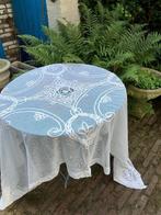 SALE Oud linnengoed / antiek tafellaken of sprei, Ophalen of Verzenden