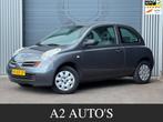 Nissan Micra 1.2 Visia Automaat|Airco|Nap, Auto's, Nissan, Gebruikt, 4 cilinders, Origineel Nederlands, Grijs
