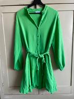 Groene mousseline jurk, Kleding | Dames, Groen, Sophia & me, Zo goed als nieuw, Maat 36 (S)