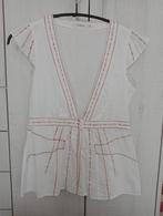 Sandwich top blouse maat 38 wit/rood, Maat 38/40 (M), Wit, Ophalen of Verzenden, Sandwich