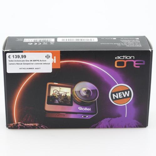 Rollei Actioncam One 4K 60FPS Action Camera Nieuw Geoped ter, Audio, Tv en Foto, Actiecamera's, Zo goed als nieuw