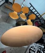 Eettafel met 3 stoelen - Zo goed als nieuw!, Huis en Inrichting, Tafels | Eettafels, Overige materialen, 150 tot 200 cm, Rond